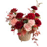 Композиция «Бархатная осень» с французскими розами